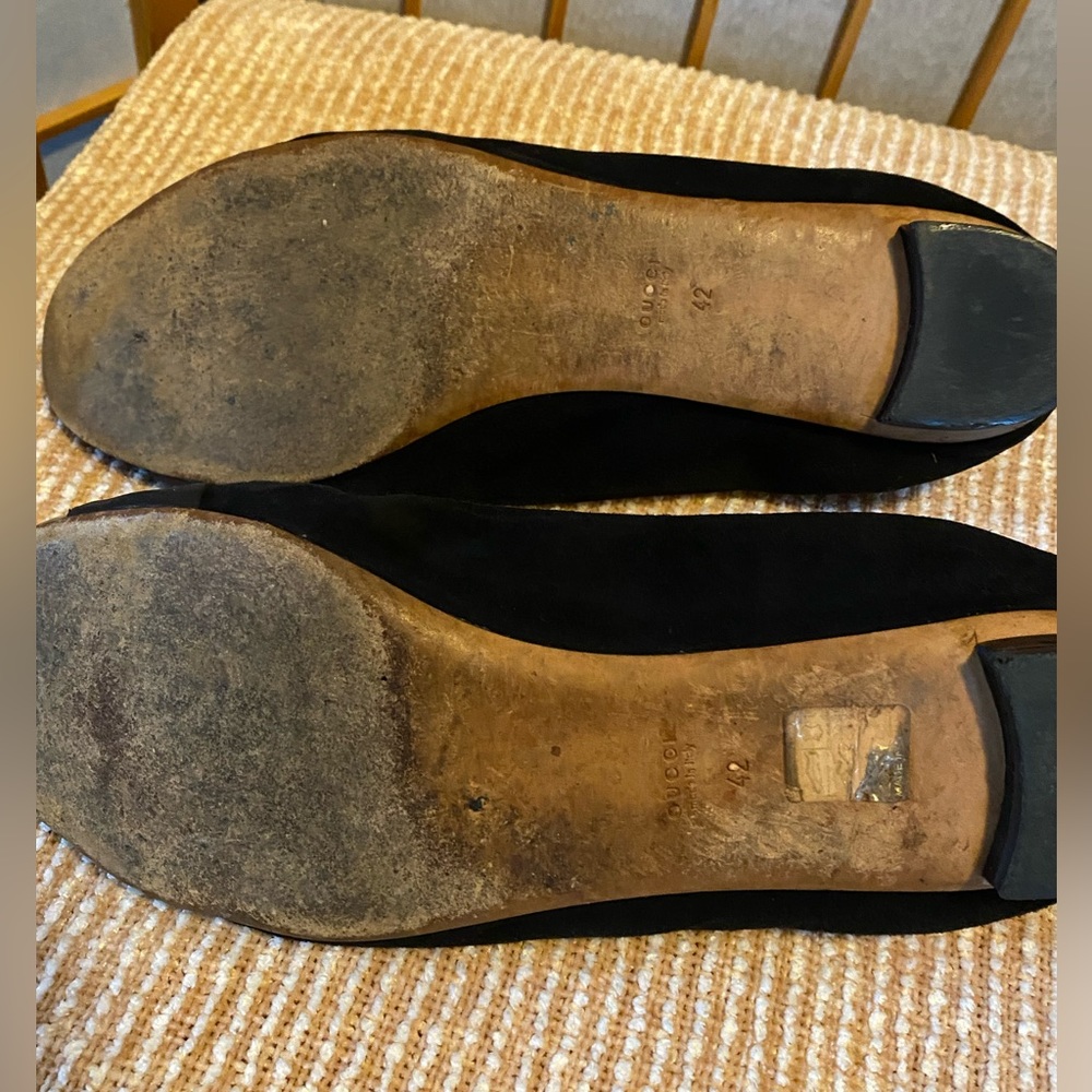 Gucci Luxury Designer Bamboo Horsebit Ballet Flats - Picture 6 of 13